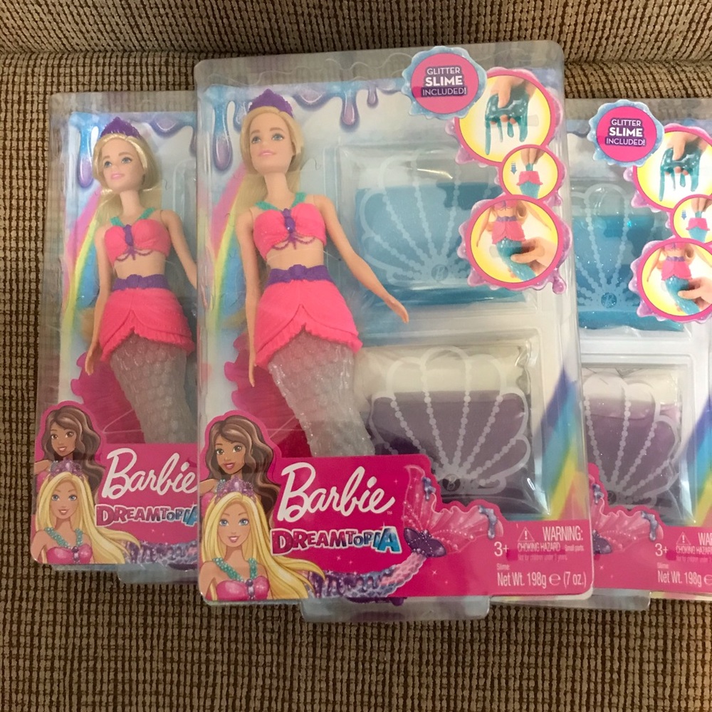 Barbie mermaid slime